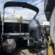 2026 Godfrey EX2086SBX Pontoon Boat - Black/Crimson