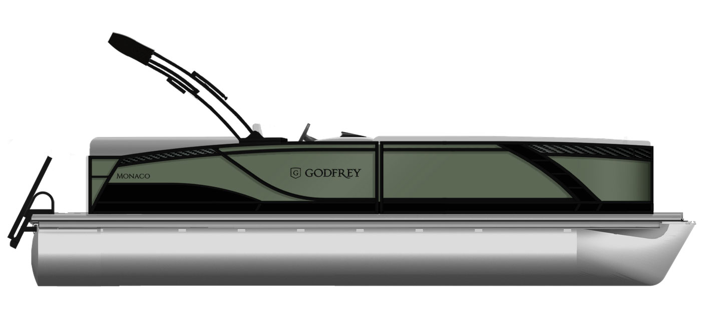 2026 Godfrey MC255MTF Tripletoon - Sage/Black