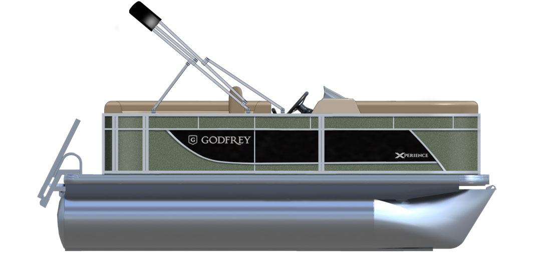 2026 Godfrey EX1680CX Poontoon Boat - Sage/Black