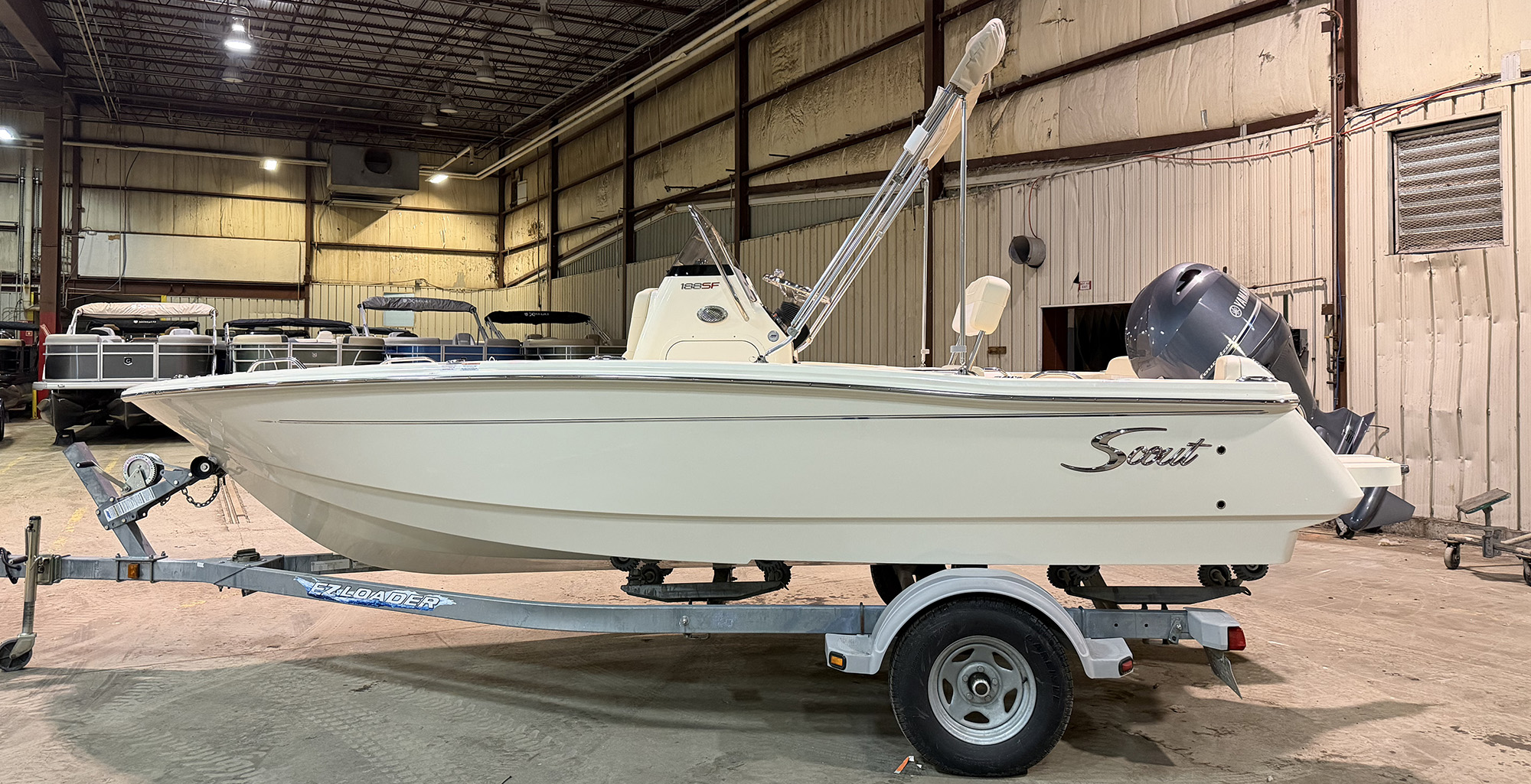 2026 Scout 188 Sportfish - Scout White