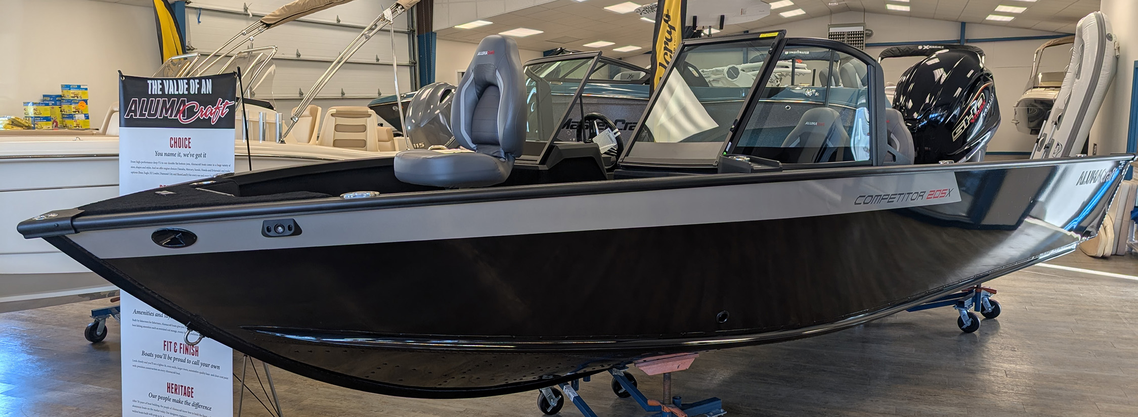 2025 Alumacraft Competitor 205 - Black 2025 Alumacraft Competitor 205 - Black