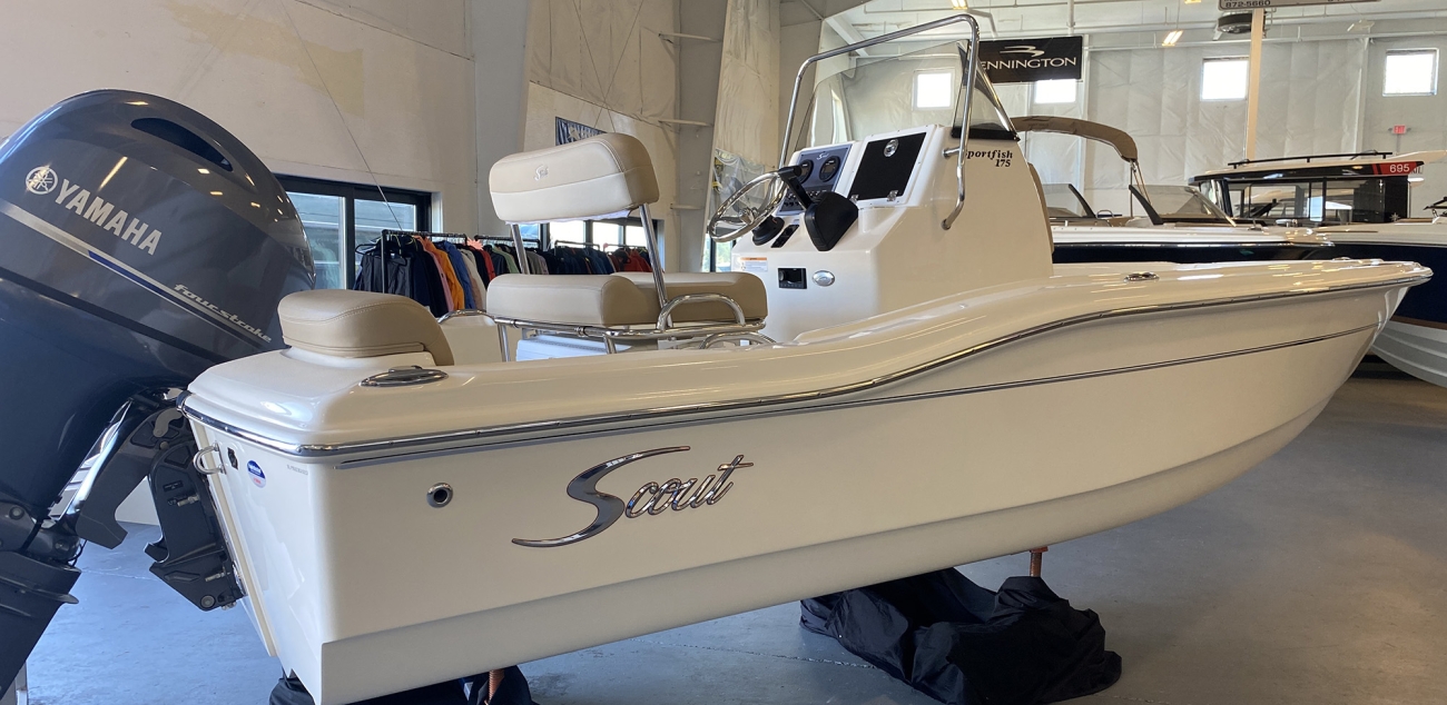 2023 Scout 175 Sportfish - Scout White