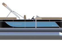 2026 Godfrey EX2086SBX Pontoon Boat - Black/Lagoon