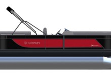 2026 Godfrey EX2086SBX Pontoon Boat - Black/Crimson
