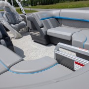 2025 Bennington 22MSBSE Pontoon Boat - Anthracite/Blue