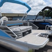 2025 Bennington 22MSBSE Pontoon Boat - Anthracite/Blue