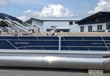 2023 Godfrey SW2286SFL Pontoon Boat - Metallic Navy